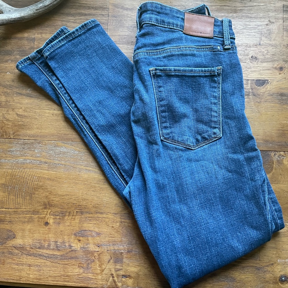 LUCKY BRAND Bridgette skinny high rise 8/29